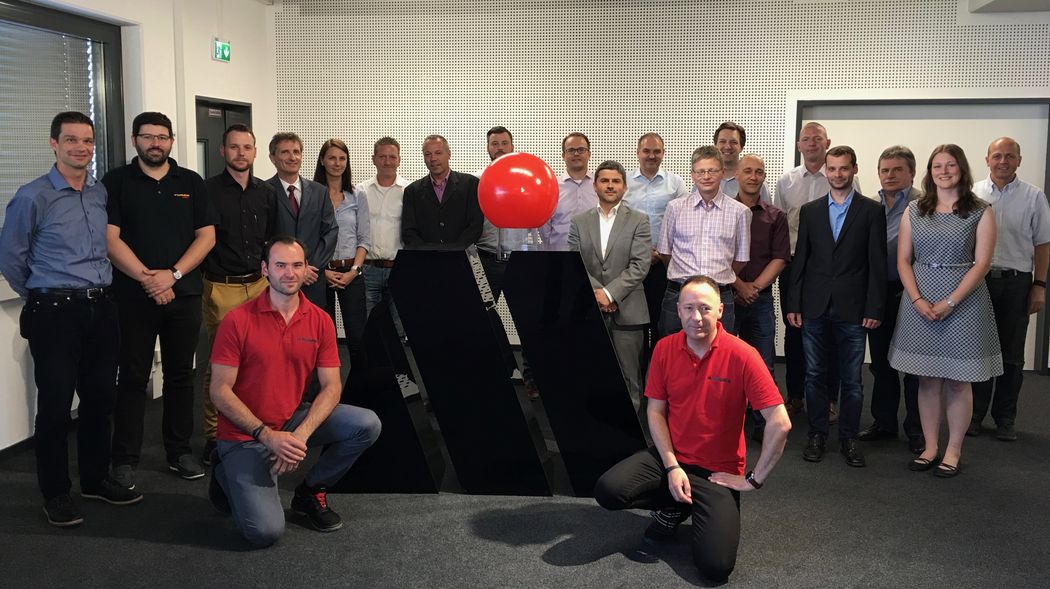 Gruppenfoto: Teilnehmer des zweiten LEAN-Stammtisches.