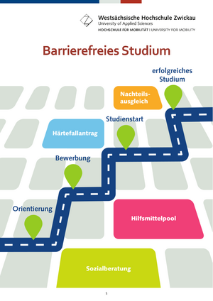 PDF: Broschüre Barrierefreies Studium an der WHZ