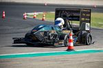 Fahrer des Racingteams im aktuellen Fahrzeug "erich" bei Rennen in Italien