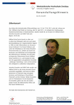 Studiengang Musikinstrumentenbau in Markneukirchen - Konzert mit Wilfried Scharf, Veronika Daxecker und Edith Trieb