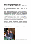 Neues Bibliotheksportal für die wissenschaftlichen Bibliotheken Sachsens