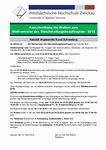PDF: Ausschreibung der Wahlen zum Stellvertreter des Gleichstellungsbeauftragten 2018.