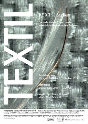 PDF: Poster zur Ausstellung Textilstudium.
