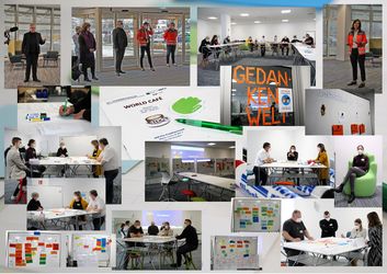 Foto: Veranstaltung World Cafe des Projektes TEK, Collage
