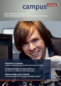 Cover: Campus Forschungsmagazin Ausgabe November 2017.