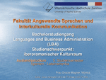 PDF: Info. Auslandsstudium. 5. Semester. Studienschwerpunkt: iberoromanischer Kulturraum.