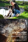 Plakat: Uta Beckert. Einladung Vernissage.