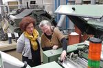 WHZ-Professorin Kirstin Hoffmann (re.) und Prof. Ermira Shehi