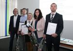 Foto: Gruppenbild mit 5 Personen der Mentorenpreisträger 2019.