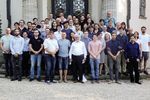 Foto: Gruppenbild. Teilnehmer des Auswärtsseminars.