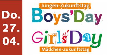 Schriftzug Boys' Day Girls' Day