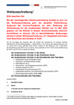 PDF: Wahlausschreibung studentische Wahlen im Sommersemester 2020.