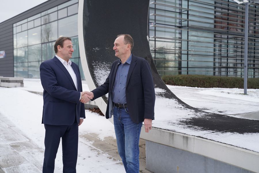 Foto: Prof. Förster-Trallo und Prof. Richter (Foto: WHZ/Förster)