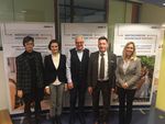 Foto: Gruppenbild von 5 Teilnehmern zum Thementag Compliance und Antikorruption an der WHZ.