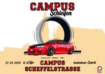 Grafik eines getunten Fahrzeugs vor einem Loop