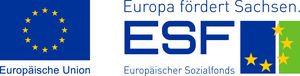Logo: ESF. Europäischer Sozialfonds.