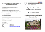 PDF: Tage der offenen Tür. Studiengang Musikinstrumentenbau Markneukirchen.