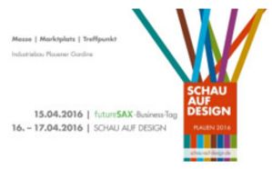 Banner: Die Schau auf Design Messe in Plauen.
