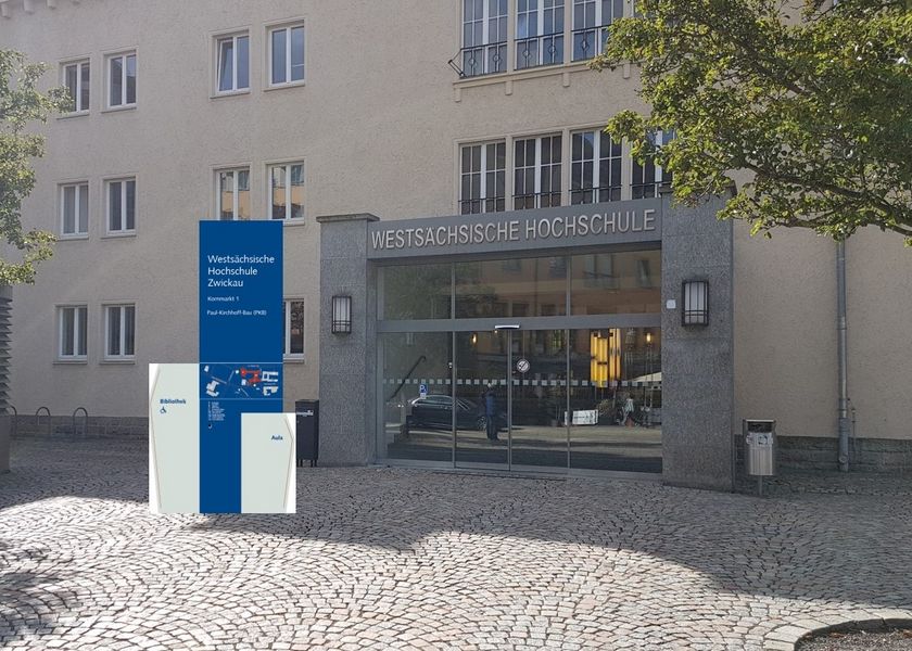 Visualisierung Stele Eingang Kornmarkt