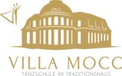 Logo: Villa Mocc. Tanzschule im Traditionshaus. Tanzkurse Zwickau.