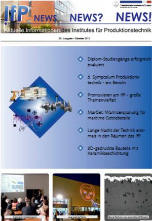 Foto: Titelblatt der Informationsbroschüre. IfP News Oktober 2015.