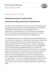 PDF: Pressemeldung Kaufhaus Görlitz. Modedesign-Ausstellung im Kaufhaus Görlitz. Hochschule Schneeberg zaubert Kunst in die Schaufenster.