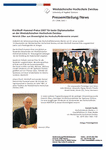 Kirchhoff-Hummel-Preise 2007 für beste Diplomarbeiten an der Westsächsischen Hochschule Zwickau