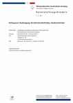 Kolloquium Studiengang Musikinstrumentenbau Markneukirchen