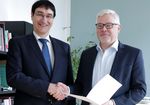 Rektor Professor Stephan Kassel, Staatssekretär Uwe Gaul