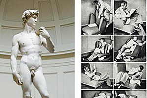 Fotoreihe: 3 Bilder Kunst. Professor Dr. Thomas Pöpper, Dekan der Angewandten Kunst Schneeberg, berichtet zum Jahresende auf verschiedenen Foren von aktuellen Forschungen.