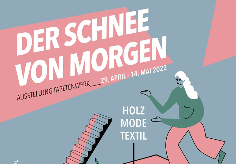 Illustration: Ausstellung Tapetenwerk "Der Schnee von morgen"