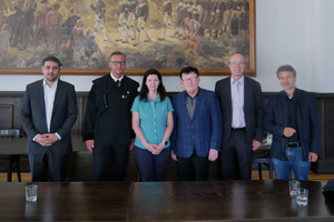 Foto: Gruppenfoto, Delegation der KAFU an der WHZ