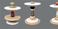 Foto: ELLA - Konzept. Veränderbarer Tisch. Mit einzelnen Modulen.