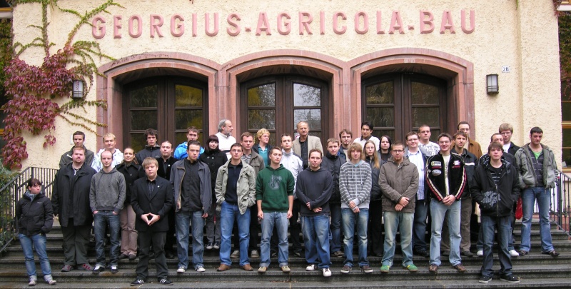 Gruppenfoto: Gruppe 1 / Studenten des Jahrgangs 2008