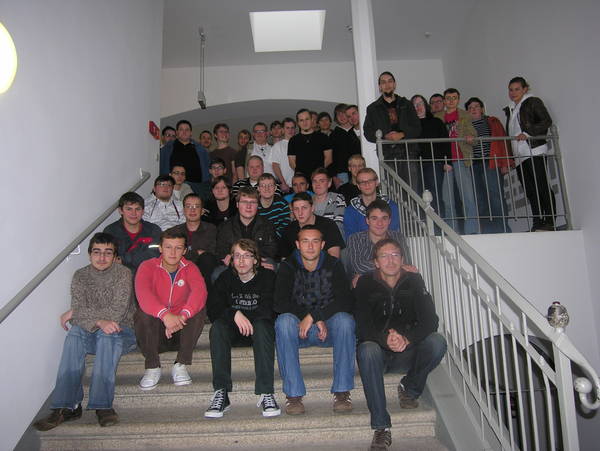 Gruppenfoto: Studenten des Jahrgangs 2010