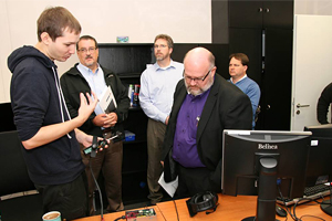 Drei Professoren von der ACU Engineering Texas besuchten die WHZ.