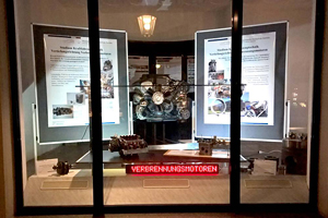 Herzstück der neuen Ausstellung ist ein Audi-V8-Motor